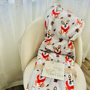 Cute Corgi Print Blanket 50" x 70"